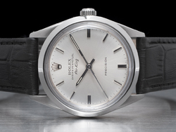Rolex Air-King 34 Argento 5500 Silver Lining